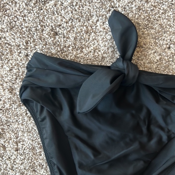 J. Crew Tie High-Rise Bikini Bottom - Picture 2 of 4